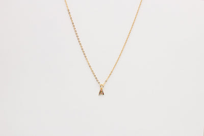 RAINBOW LETTER NECKLACE