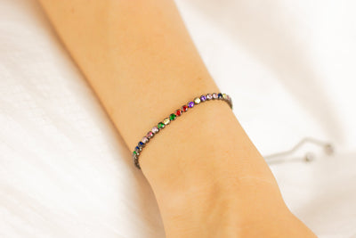 SALMA RAINBOW BLACK BRACELET