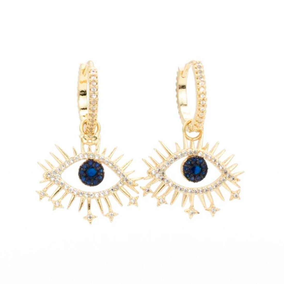 BLUE EYE HOOPS