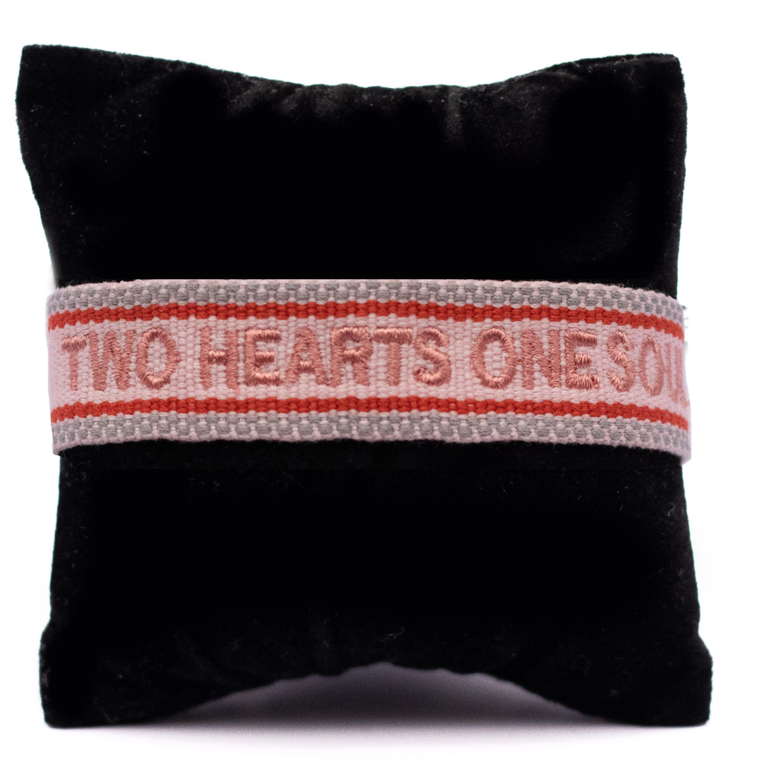 Two Heart One Soul Pink Bracelet